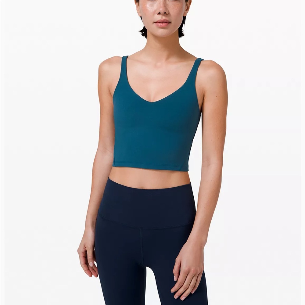 Lululemon Align Tank (size 6) teal/blue bo…